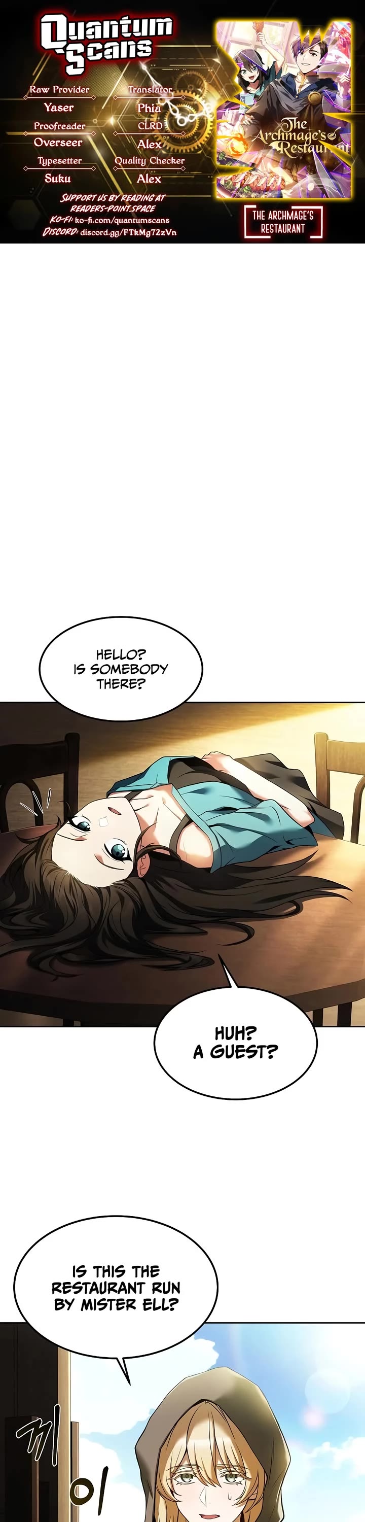 The Archmage's Restaurant Chapter 8 page 1 - Chapter 8