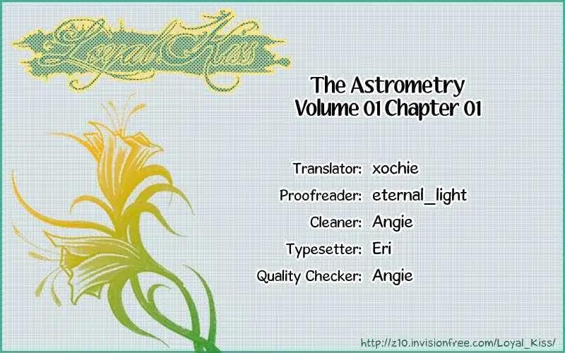 The Astrometry Chapter 1 page 1 - Chapter 1