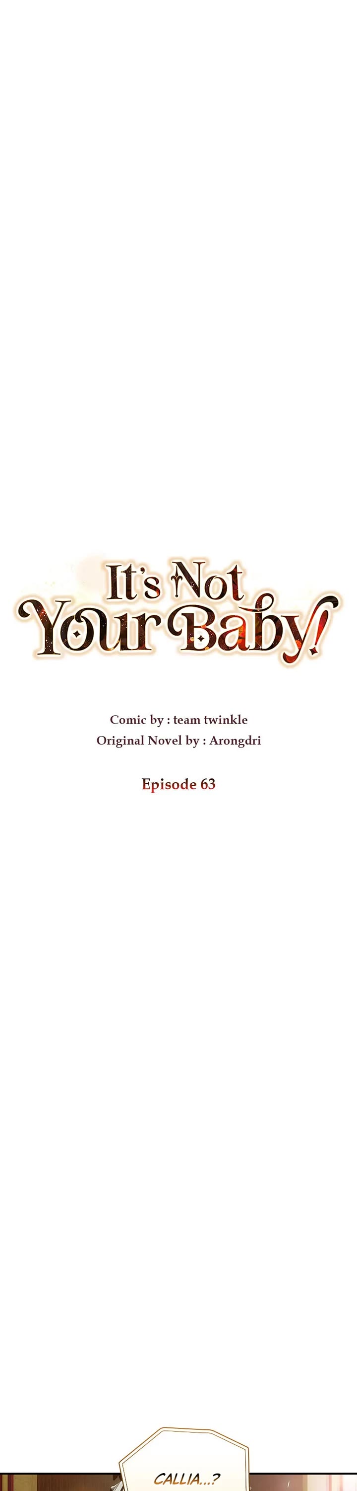 The Baby Isn’t Yours Chapter 63 page 1 - Chapter 63