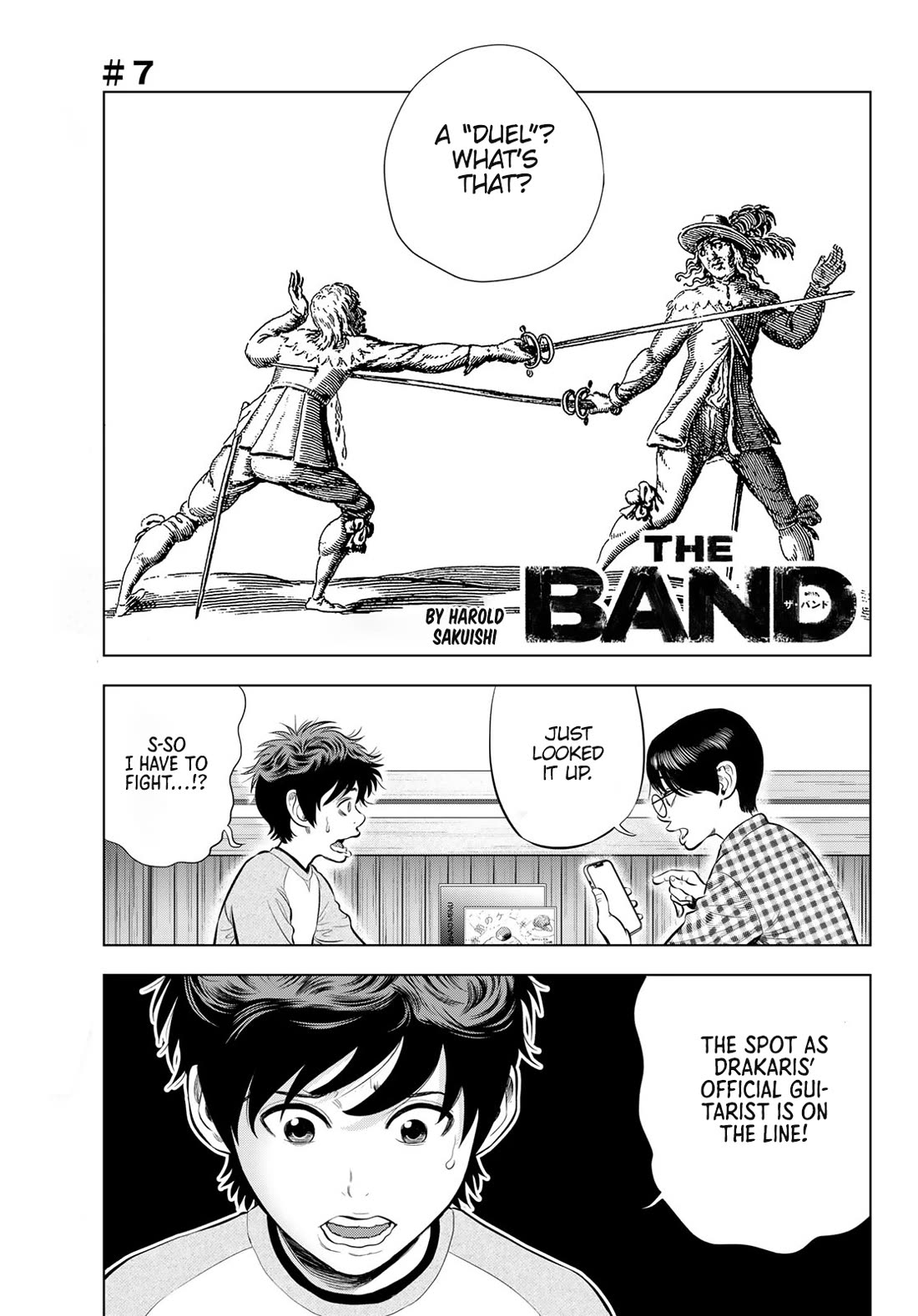 The Band Chapter 7 page 1 - Chapter 7
