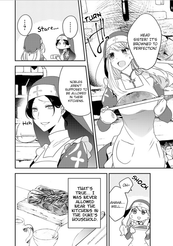 The Banished Villainess! Living the Leisurely Life of a Nun Making Revolutionary Church Food Chapter 1 page 14 - Chapter 1: You weren’t supposed to have so much fun after being punished