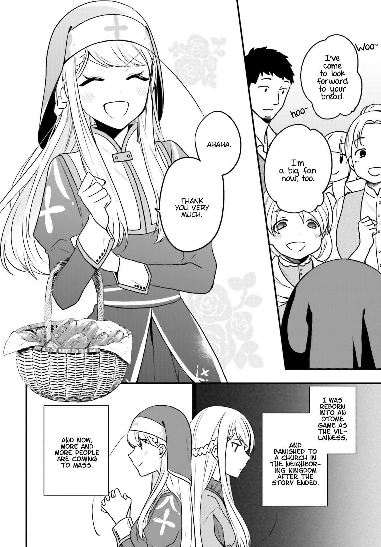 The Banished Villainess! Living the Leisurely Life of a Nun Making Revolutionary Church Food Chapter 13.5 page 3 - Chapter 13.5: After a Popular Mass at a Particular Church