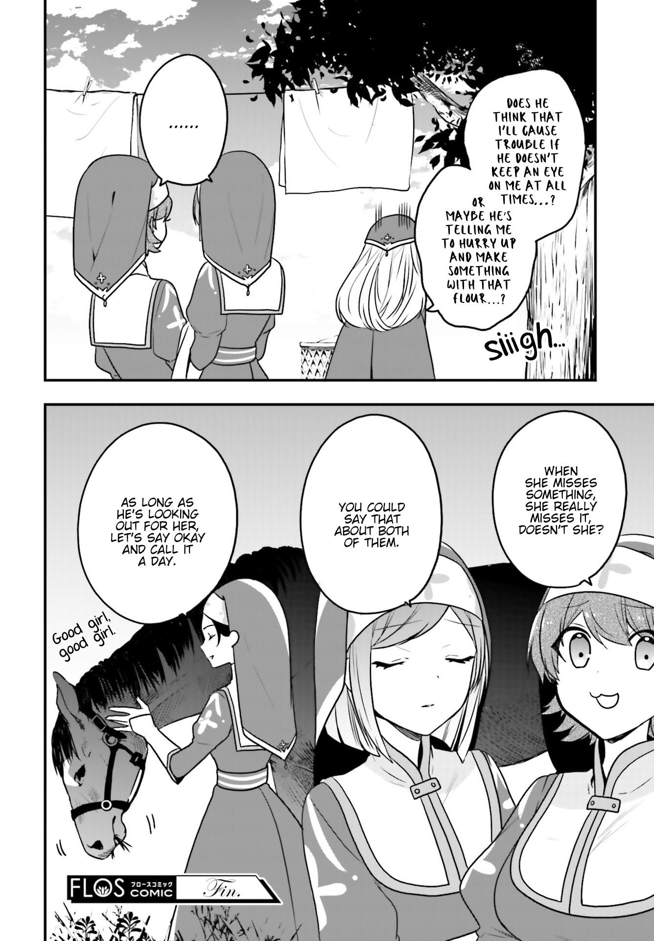 The Banished Villainess! Living the Leisurely Life of a Nun Making Revolutionary Church Food Chapter 13.5 page 9 - Chapter 13.5: After a Popular Mass at a Particular Church