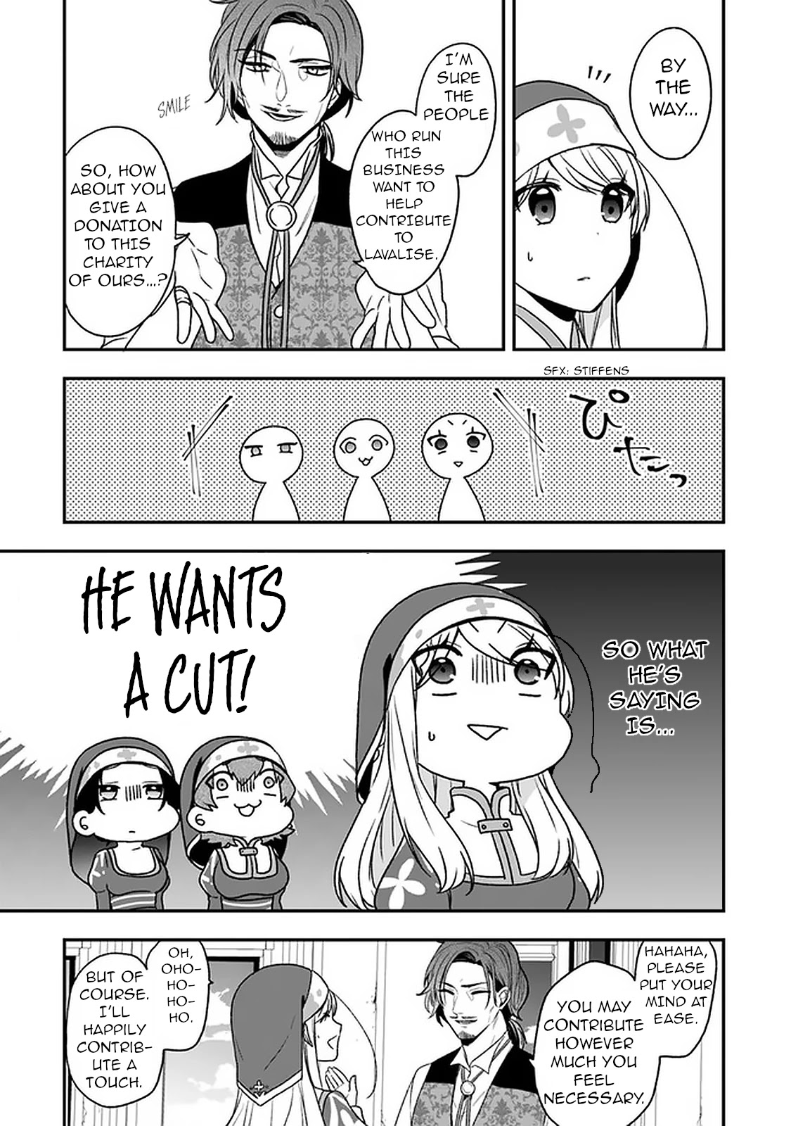 The Banished Villainess! Living the Leisurely Life of a Nun Making Revolutionary Church Food Chapter 18 page 7 - Chapter 18