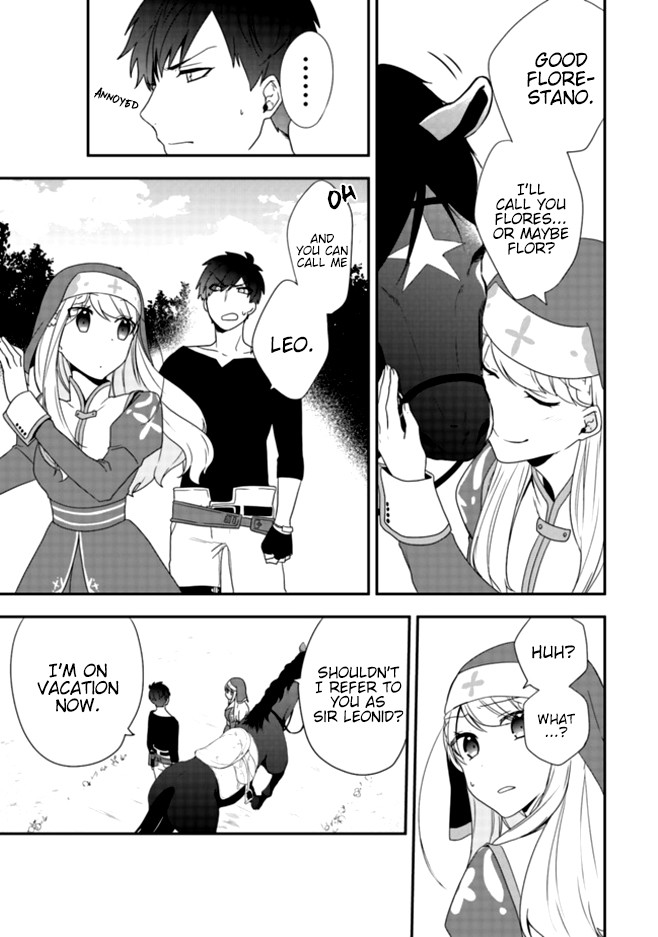 The Banished Villainess! Living the Leisurely Life of a Nun Making Revolutionary Church Food Chapter 2 page 22 - Chapter 2: You like horse riding? The Head Knight's love life
