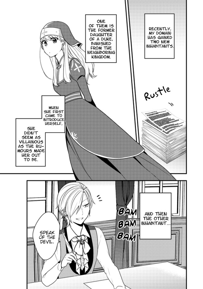 The Banished Villainess! Living the Leisurely Life of a Nun Making Revolutionary Church Food Chapter 2 page 4 - Chapter 2: You like horse riding? The Head Knight's love life