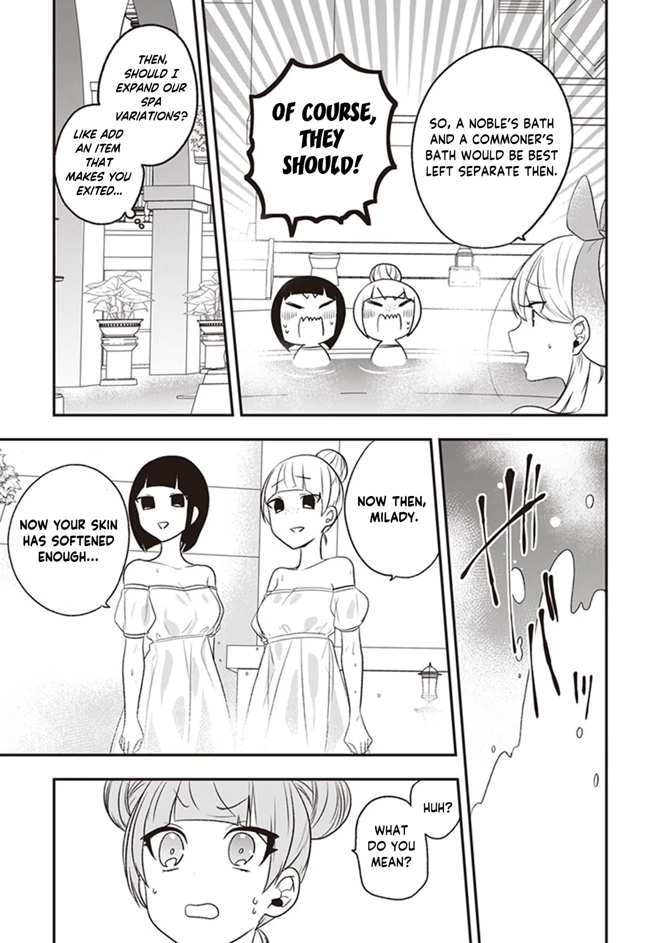 The Banished Villainess! Living the Leisurely Life of a Nun Making Revolutionary Church Food Chapter 20 page 22 - Chapter 20: The Maidens' Strategic Meeting