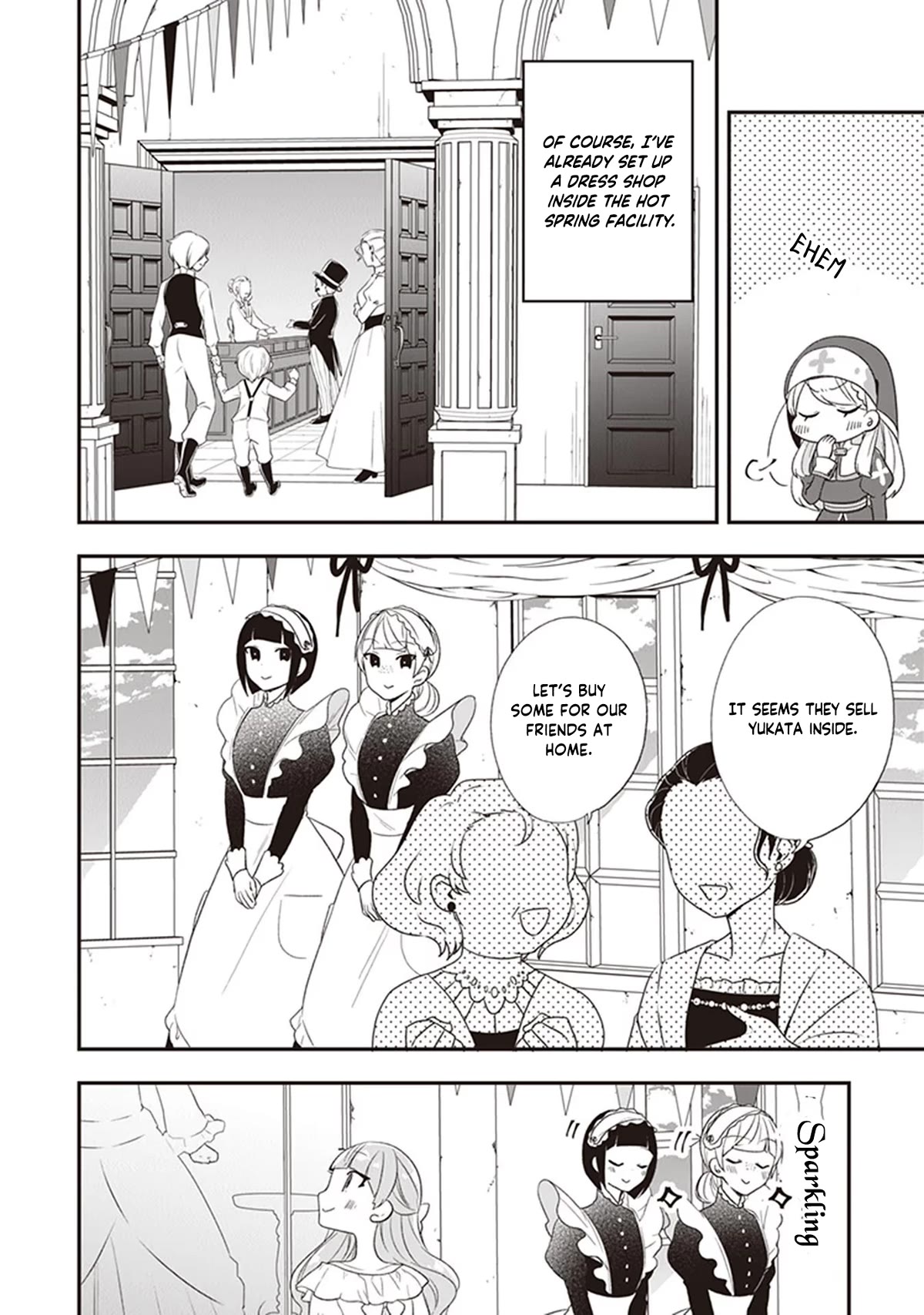 The Banished Villainess! Living the Leisurely Life of a Nun Making Revolutionary Church Food Chapter 22 page 19 - Chapter 22: Ravalise Hot Spring Festival Start