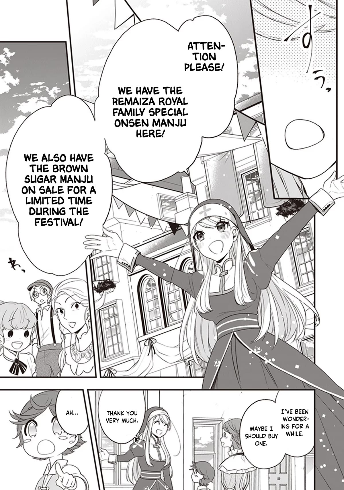 The Banished Villainess! Living the Leisurely Life of a Nun Making Revolutionary Church Food Chapter 22 page 8 - Chapter 22: Ravalise Hot Spring Festival Start