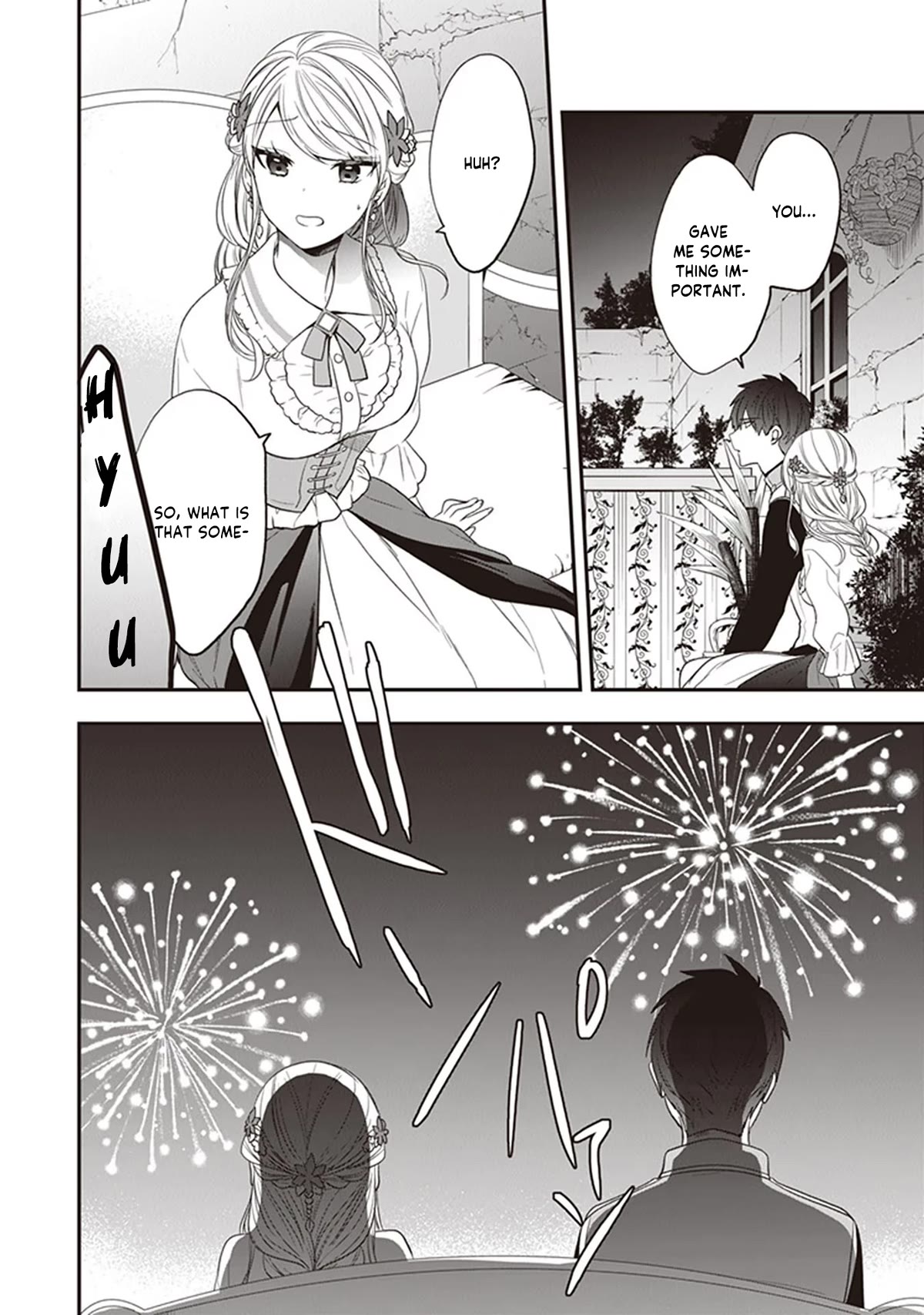 The Banished Villainess! Living the Leisurely Life of a Nun Making Revolutionary Church Food Chapter 24 page 31 - Chapter 24: Night Time Date and Fireworks