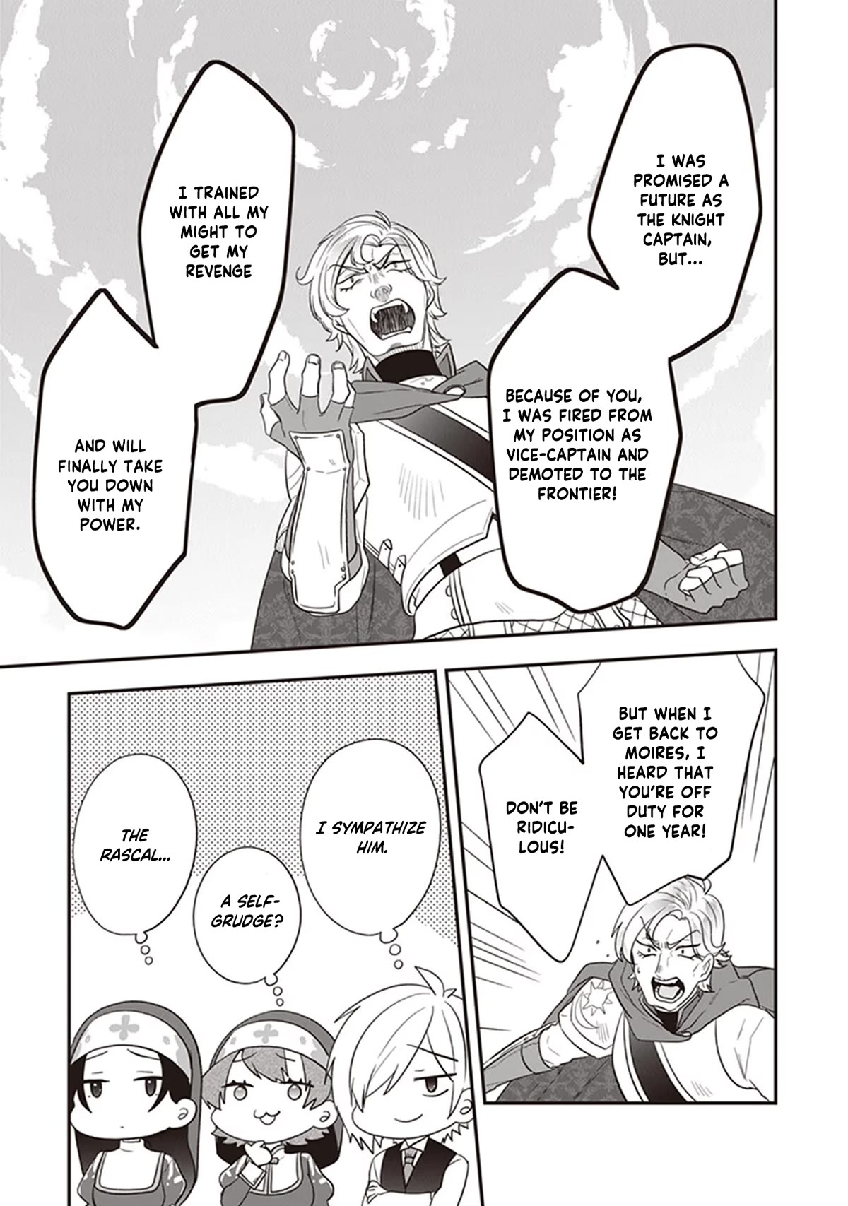 The Banished Villainess! Living the Leisurely Life of a Nun Making Revolutionary Church Food Chapter 25 page 10 - Chapter 25: Chasing After Leonid?! Here Comes the Former Vice Captain