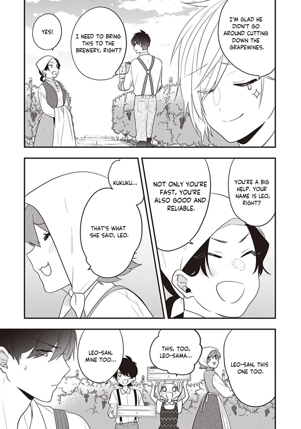 The Banished Villainess! Living the Leisurely Life of a Nun Making Revolutionary Church Food Chapter 28 page 18 - Chapter 28: At The Grapeyard