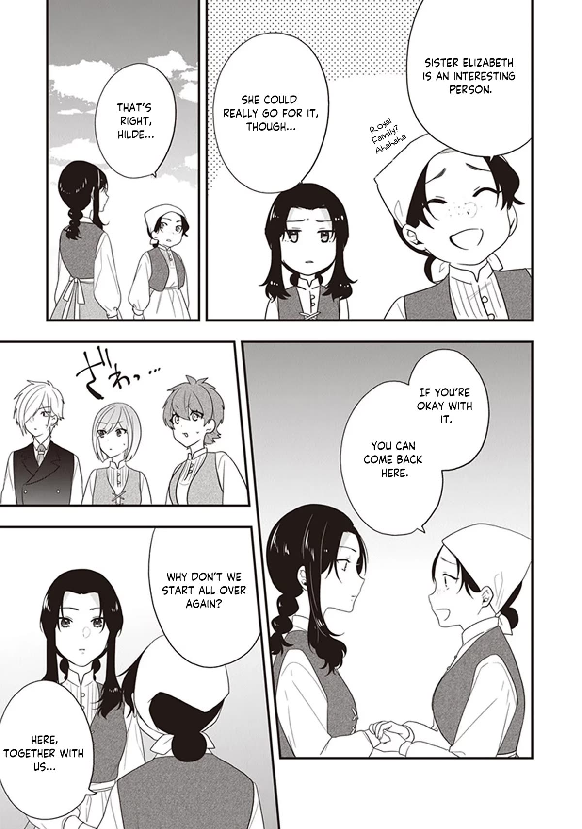 The Banished Villainess! Living the Leisurely Life of a Nun Making Revolutionary Church Food Chapter 29 page 24 - Chapter 29: Nostalgic Scenery and Tenderness