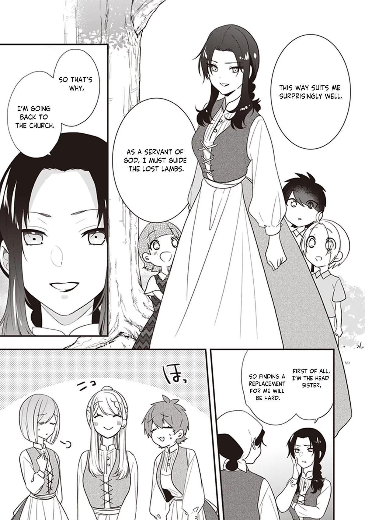 The Banished Villainess! Living the Leisurely Life of a Nun Making Revolutionary Church Food Chapter 29 page 26 - Chapter 29: Nostalgic Scenery and Tenderness
