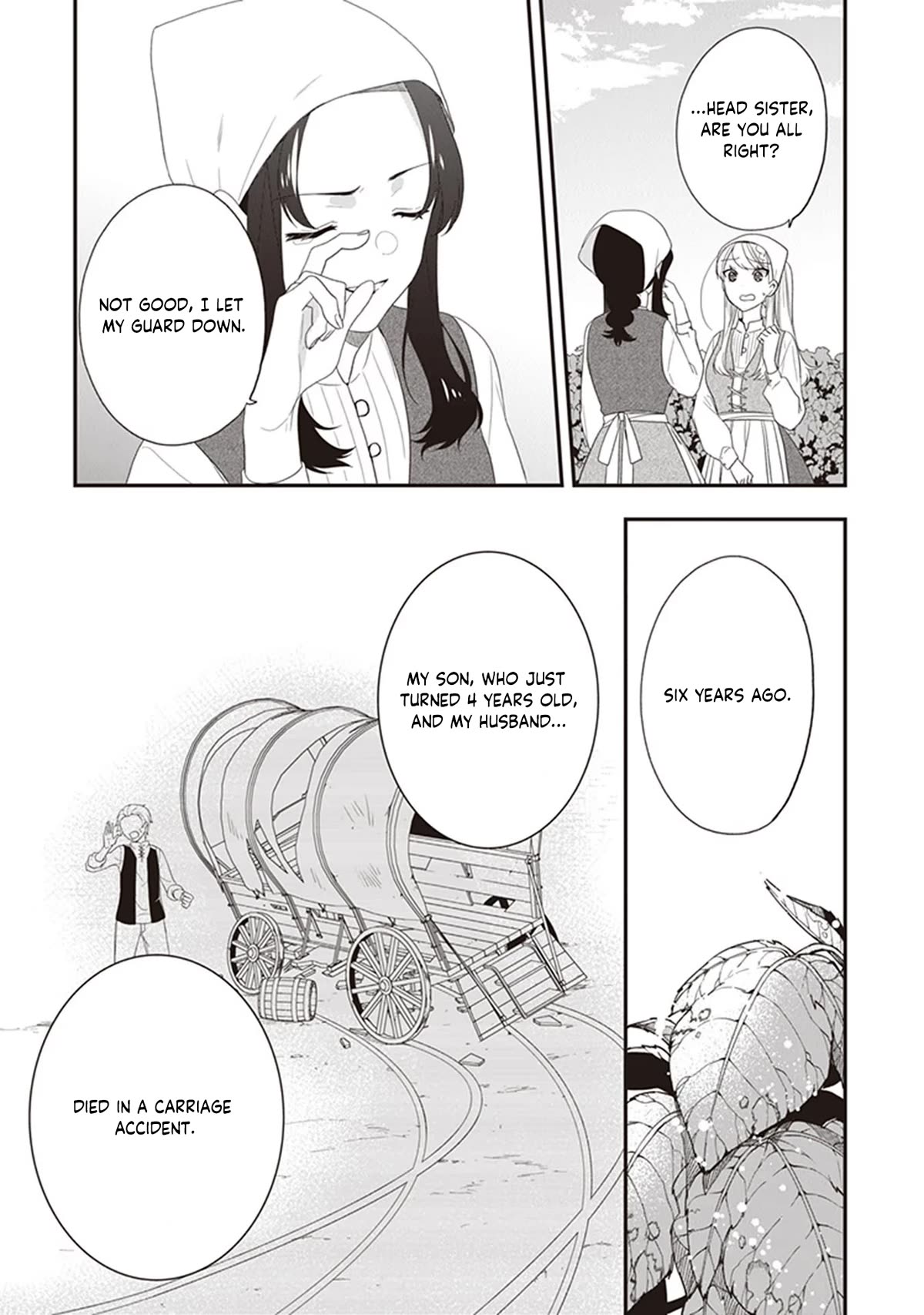 The Banished Villainess! Living the Leisurely Life of a Nun Making Revolutionary Church Food Chapter 29 page 4 - Chapter 29: Nostalgic Scenery and Tenderness