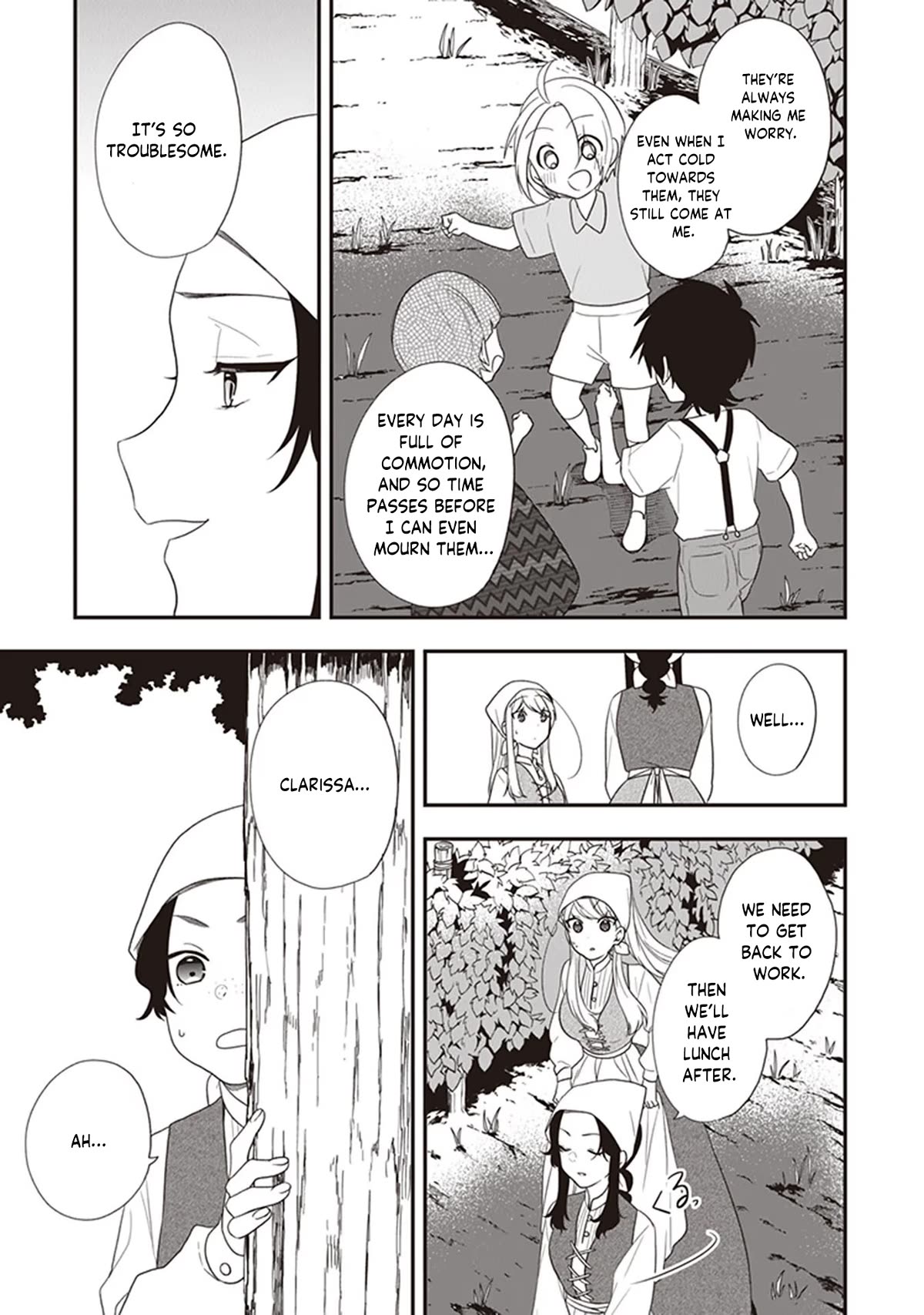 The Banished Villainess! Living the Leisurely Life of a Nun Making Revolutionary Church Food Chapter 29 page 6 - Chapter 29: Nostalgic Scenery and Tenderness