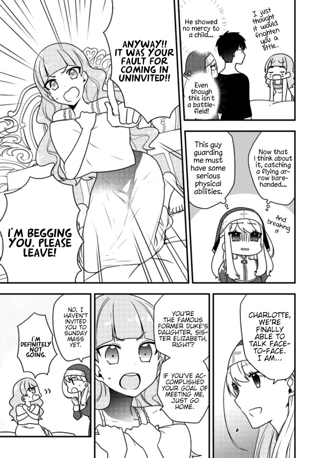 The Banished Villainess! Living the Leisurely Life of a Nun Making Revolutionary Church Food Chapter 3 page 4 - Chapter 3: I'm looking for a friend to share the fun!