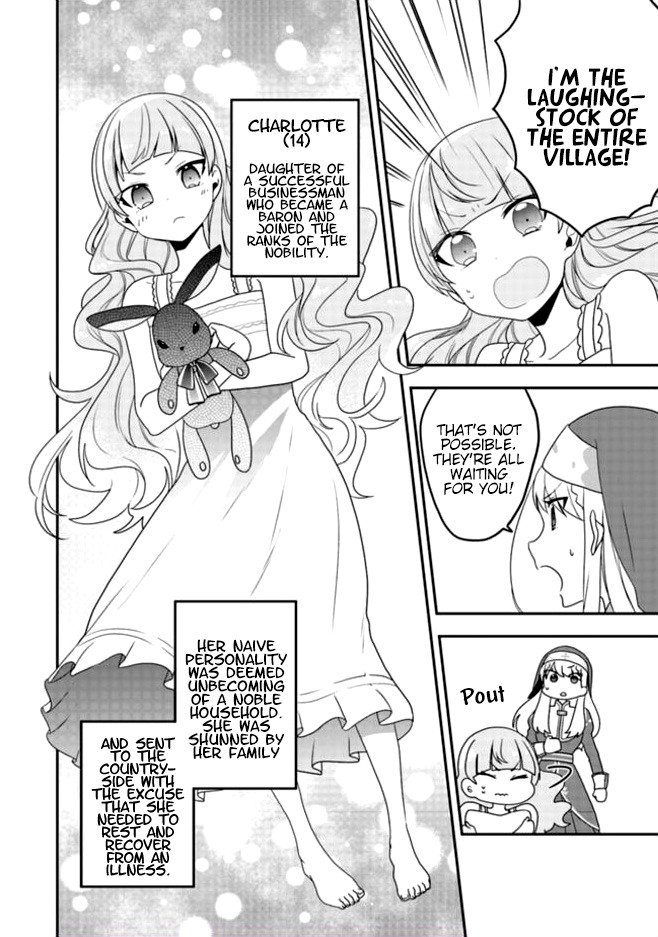 The Banished Villainess! Living the Leisurely Life of a Nun Making Revolutionary Church Food Chapter 3 page 5 - Chapter 3: I'm looking for a friend to share the fun!