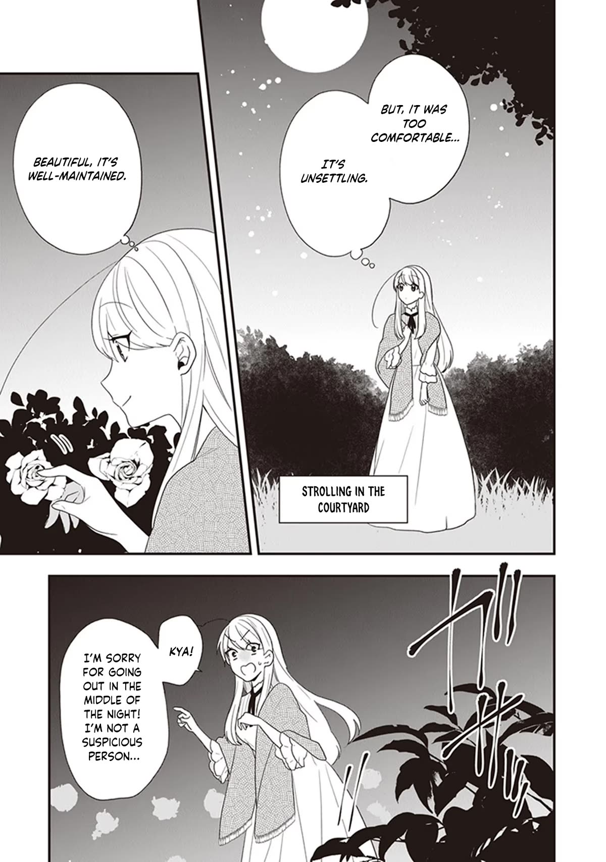 The Banished Villainess! Living the Leisurely Life of a Nun Making Revolutionary Church Food Chapter 30.5 page 3 - Chapter 30.5: Omake Side Story: At Noble House Under The Moonlight