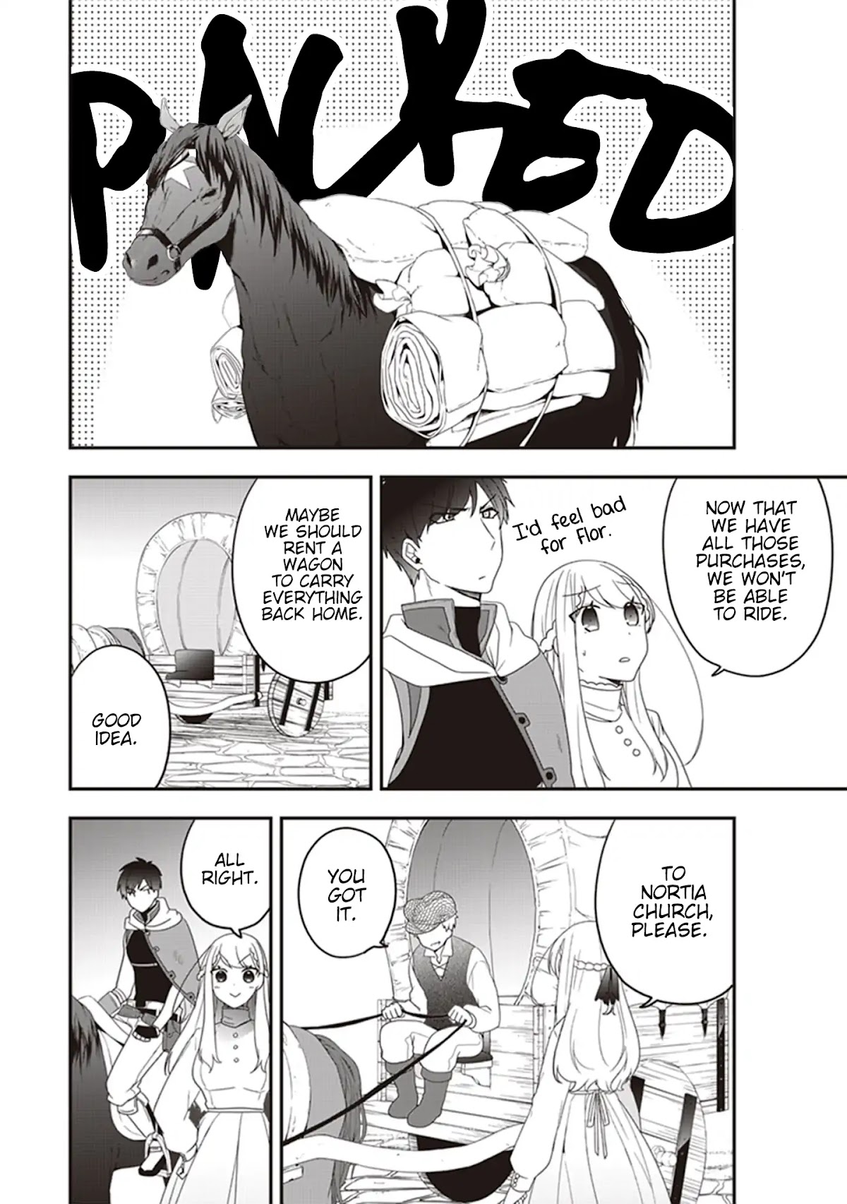 The Banished Villainess! Living the Leisurely Life of a Nun Making Revolutionary Church Food Chapter 5.5 page 2 - Chapter 5.5: Omake Side Story: Riding Togethe