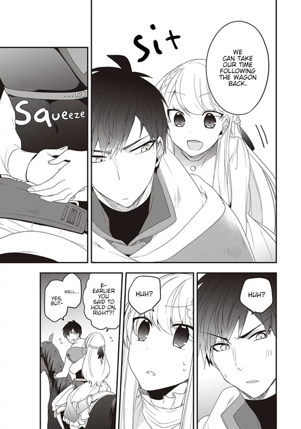 The Banished Villainess! Living the Leisurely Life of a Nun Making Revolutionary Church Food Chapter 5.5 page 3 - Chapter 5.5: Omake Side Story: Riding Togethe