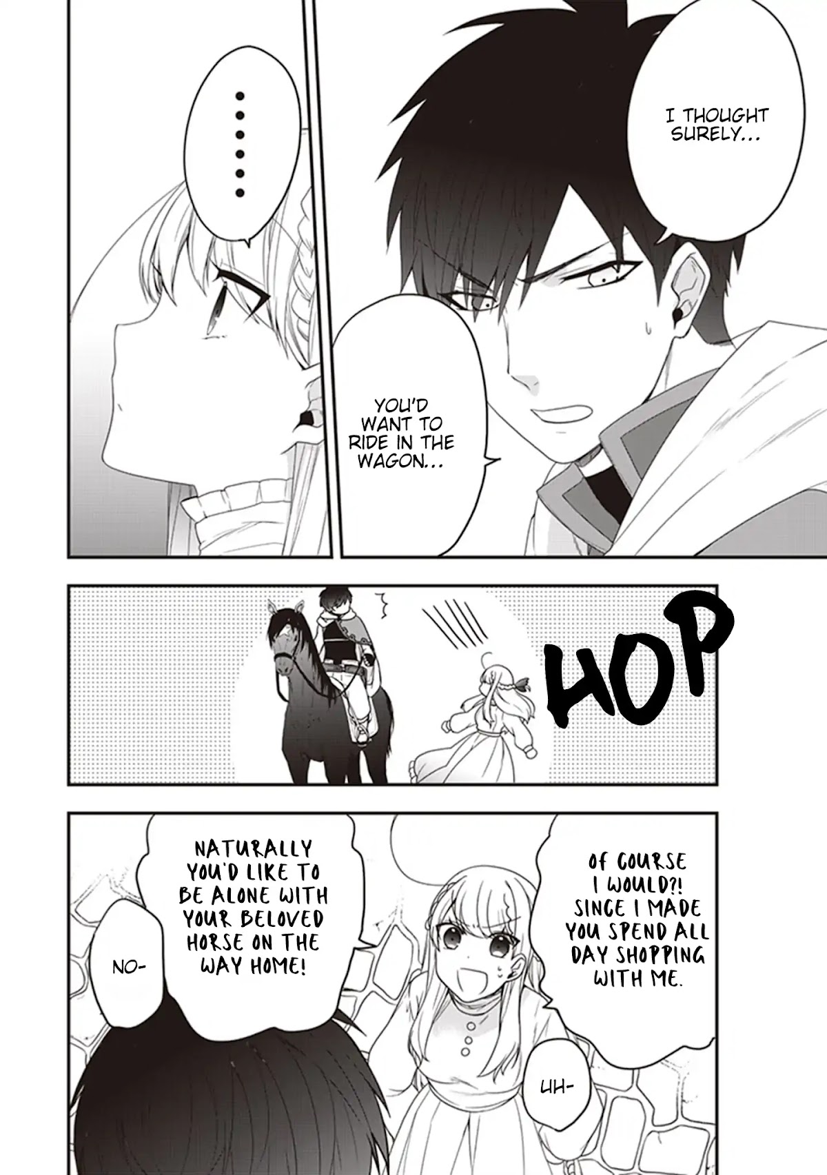 The Banished Villainess! Living the Leisurely Life of a Nun Making Revolutionary Church Food Chapter 5.5 page 4 - Chapter 5.5: Omake Side Story: Riding Togethe