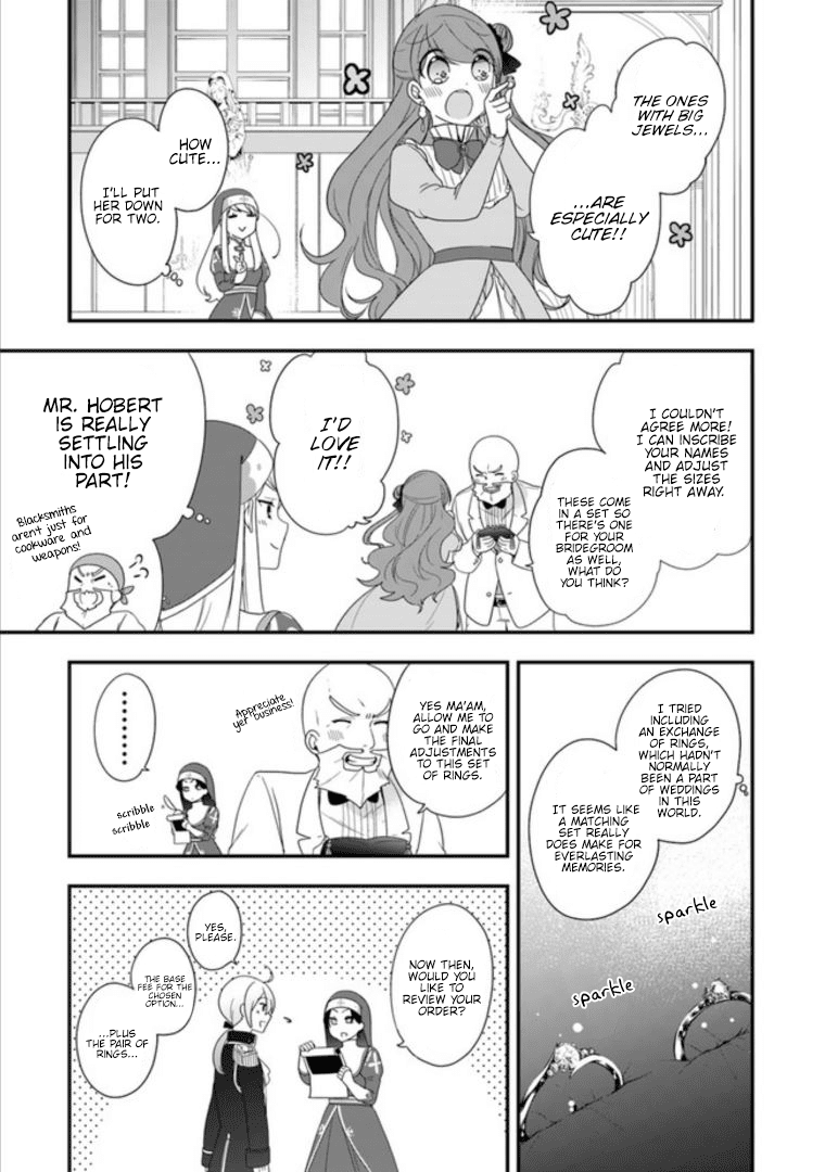 The Banished Villainess! Living the Leisurely Life of a Nun Making Revolutionary Church Food Chapter 7 page 23 - Chapter 7: Frantic Elopements! Welcome One and All!