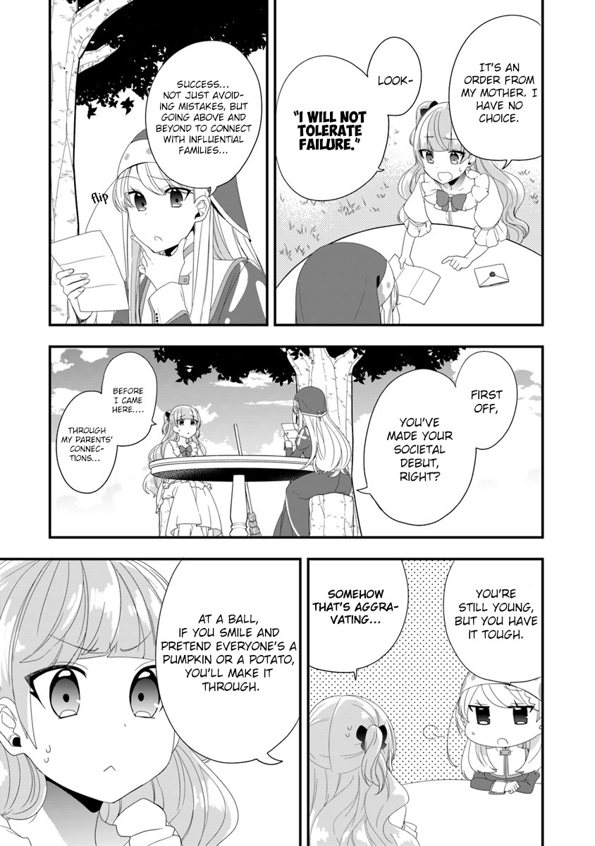 The Banished Villainess! Living the Leisurely Life of a Nun Making Revolutionary Church Food Chapter 9 page 10 - Chapter 9: Yes, My Chaperone to the Ball IS the Former Villainess!