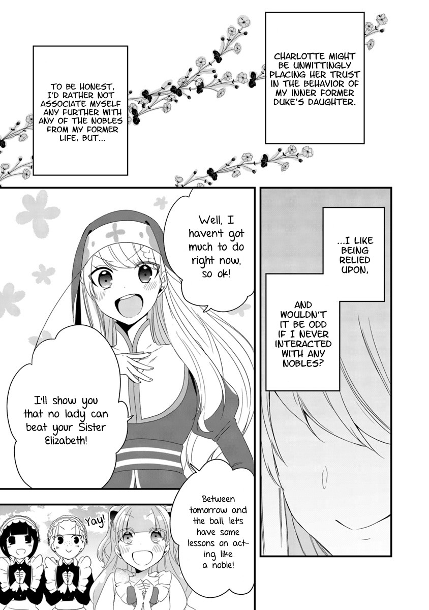 The Banished Villainess! Living the Leisurely Life of a Nun Making Revolutionary Church Food Chapter 9 page 18 - Chapter 9: Yes, My Chaperone to the Ball IS the Former Villainess!