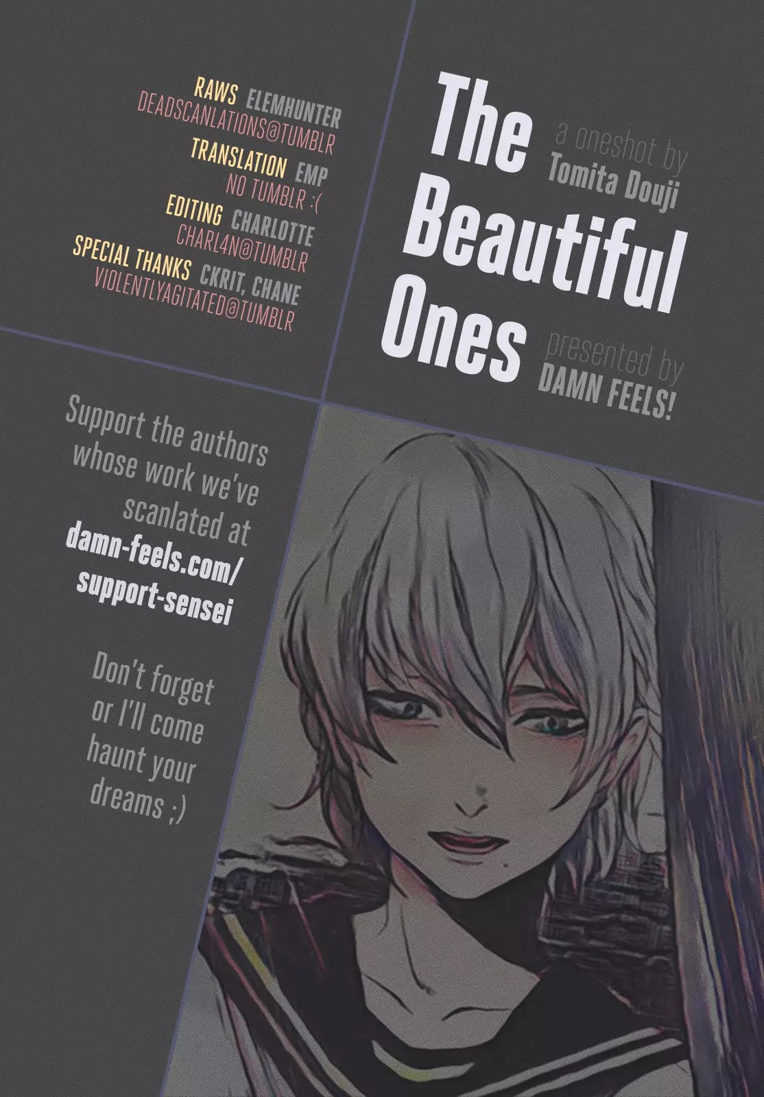 The Beautiful Ones Chapter 0 page 1 - Chapter 0: Oneshot