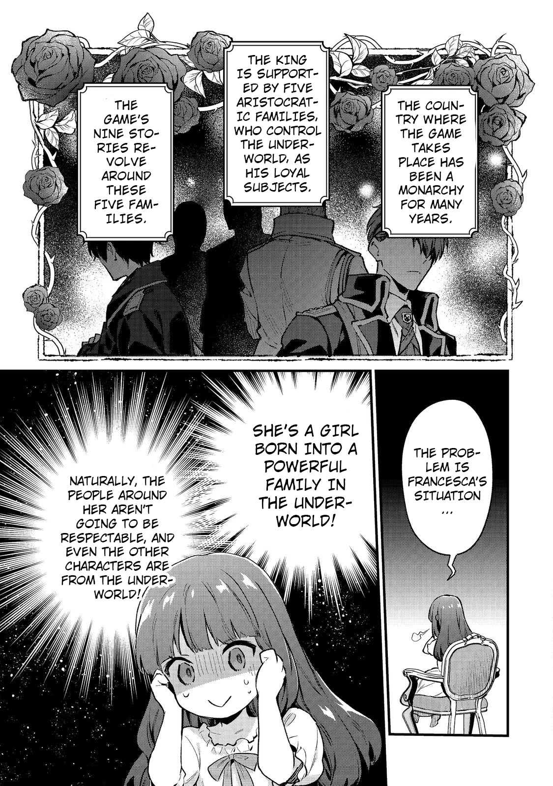 The Beloved Granddaughter of a Yakuza Family Was Reincarnated as the Daughter of a Gangster in an Otome Game Chapter 1 page 34 - Chapter 1
