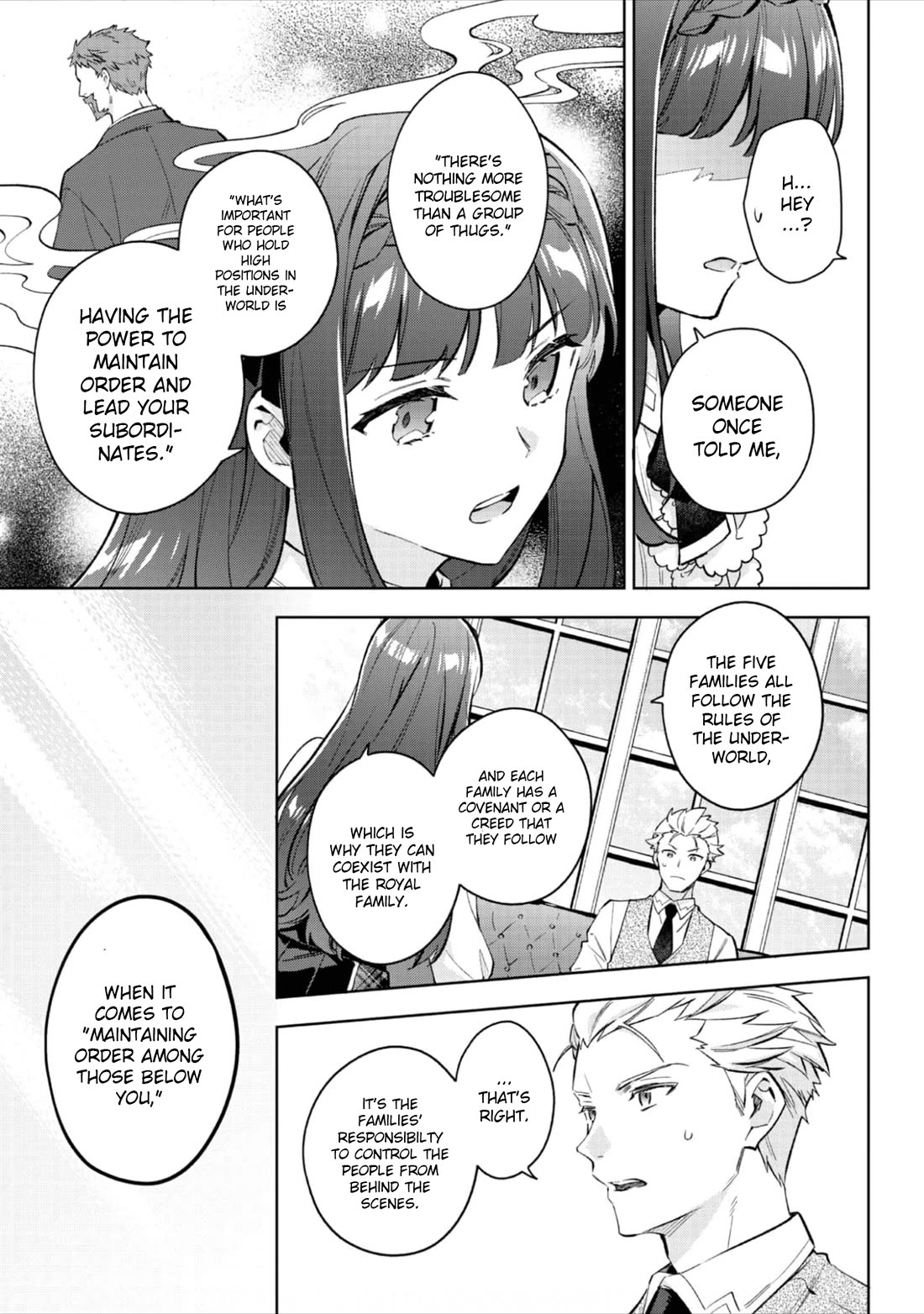 The Beloved Granddaughter of a Yakuza Family Was Reincarnated as the Daughter of a Gangster in an Otome Game Chapter 20 page 12 - Chapter 20