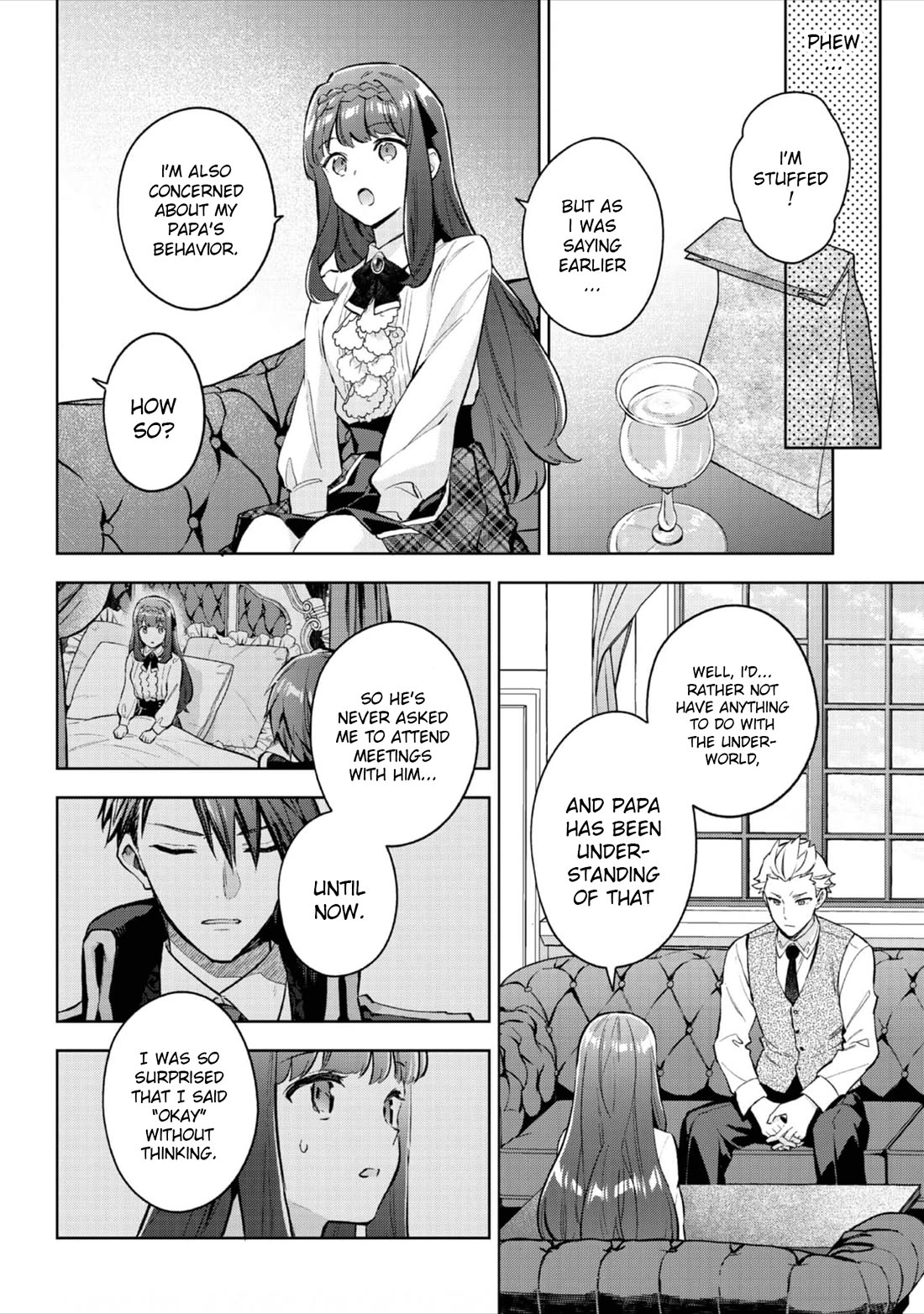 The Beloved Granddaughter of a Yakuza Family Was Reincarnated as the Daughter of a Gangster in an Otome Game Chapter 20 page 5 - Chapter 20