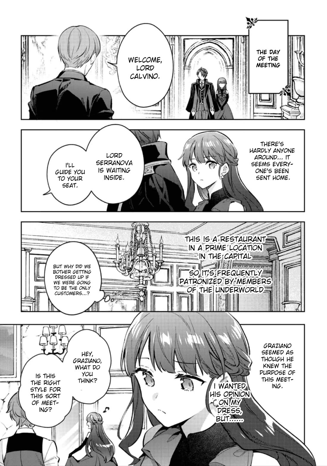 The Beloved Granddaughter of a Yakuza Family Was Reincarnated as the Daughter of a Gangster in an Otome Game Chapter 21 page 2 - Chapter 21