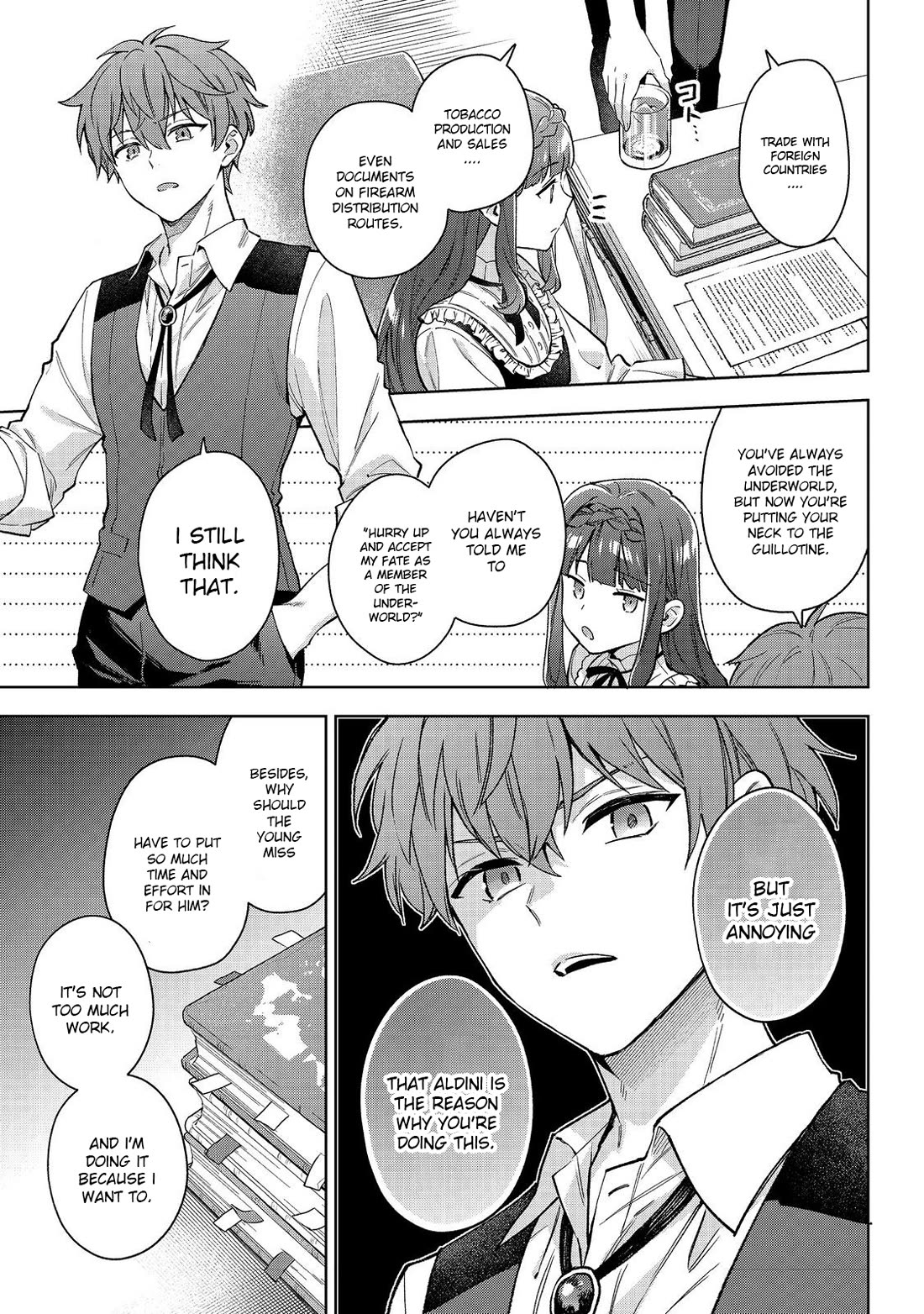The Beloved Granddaughter of a Yakuza Family Was Reincarnated as the Daughter of a Gangster in an Otome Game Chapter 24 page 17 - Chapter 24