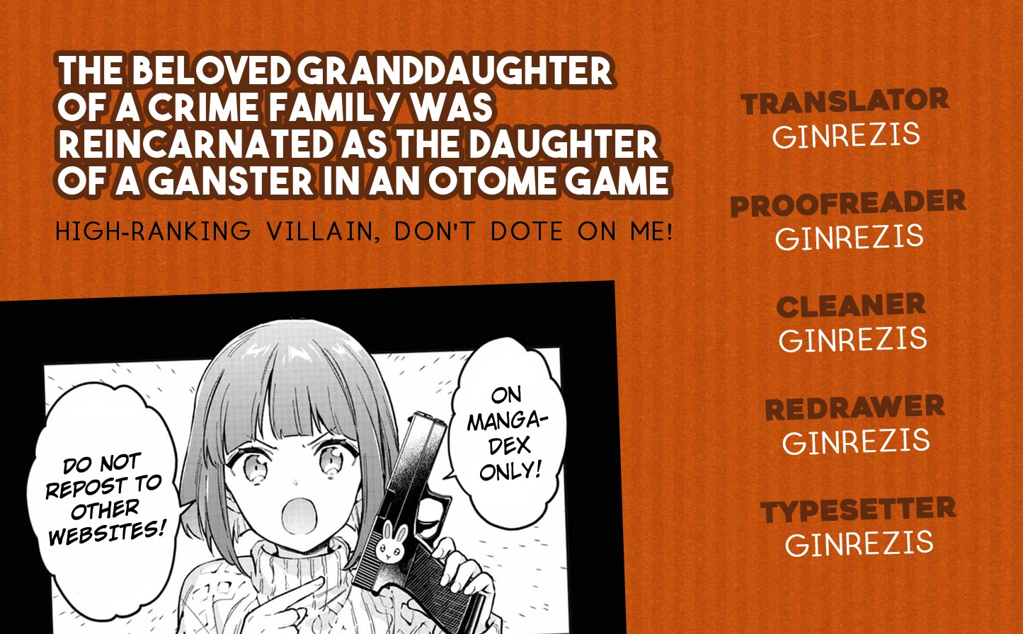 The Beloved Granddaughter of a Yakuza Family Was Reincarnated as the Daughter of a Gangster in an Otome Game Chapter 3 page 38 - Chapter 3