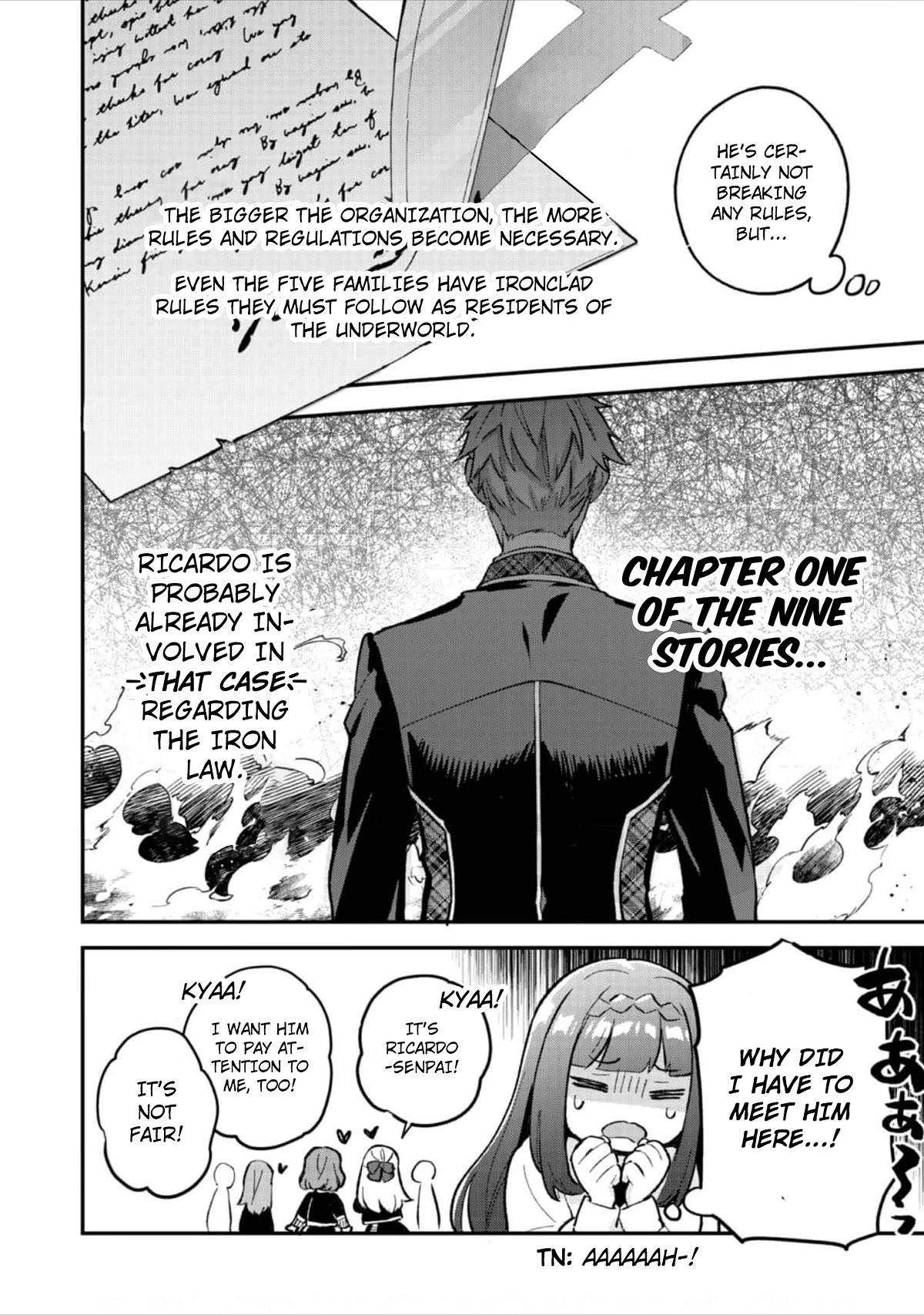 The Beloved Granddaughter of a Yakuza Family Was Reincarnated as the Daughter of a Gangster in an Otome Game Chapter 6 page 5 - Chapter 6