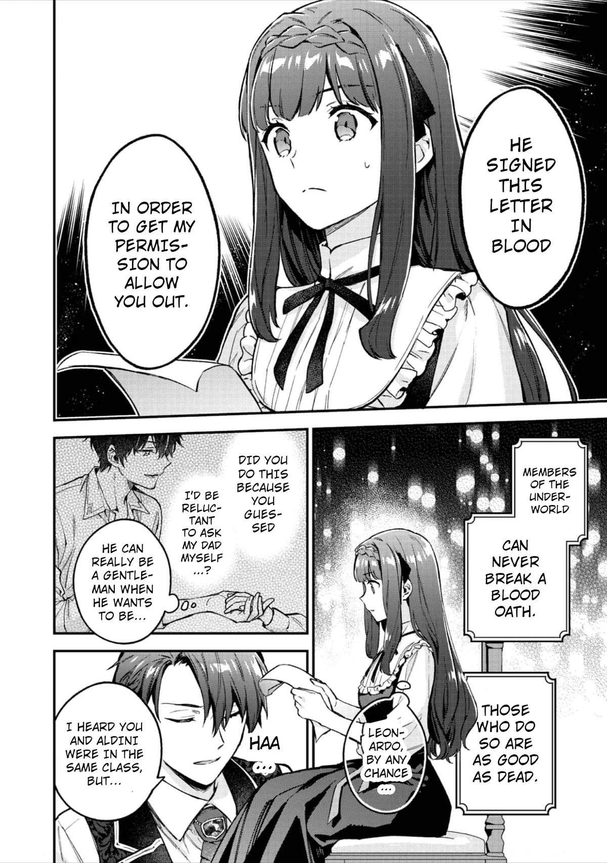 The Beloved Granddaughter of a Yakuza Family Was Reincarnated as the Daughter of a Gangster in an Otome Game Chapter 7 page 27 - Chapter 7