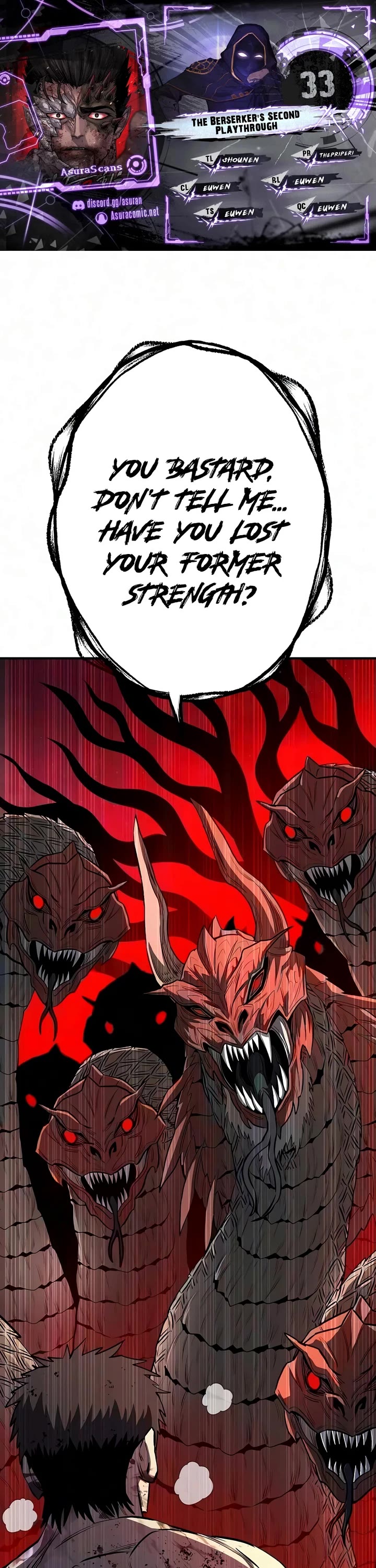 The Berserker's Second Playthrough Chapter 33 page 1 - Chapter 33
