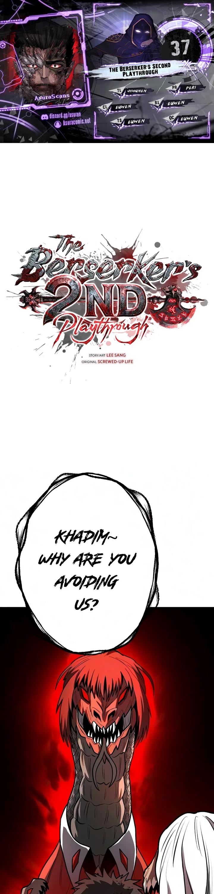 The Berserker's Second Playthrough Chapter 37 page 1 - Chapter 37