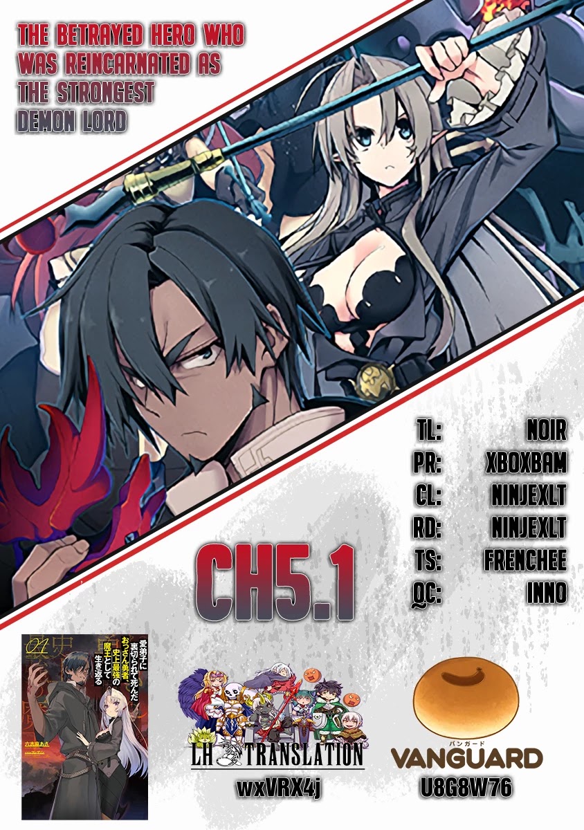 The Betrayed Hero Who Was Reincarnated as the Strongest Demon Lord Chapter 5.1 page 1 - Chapter 5.1