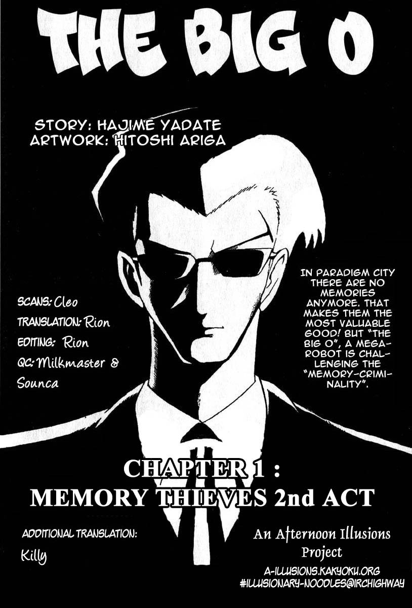 The Big O Chapter 1 page 2 - Chapter 1: Memory Thieves