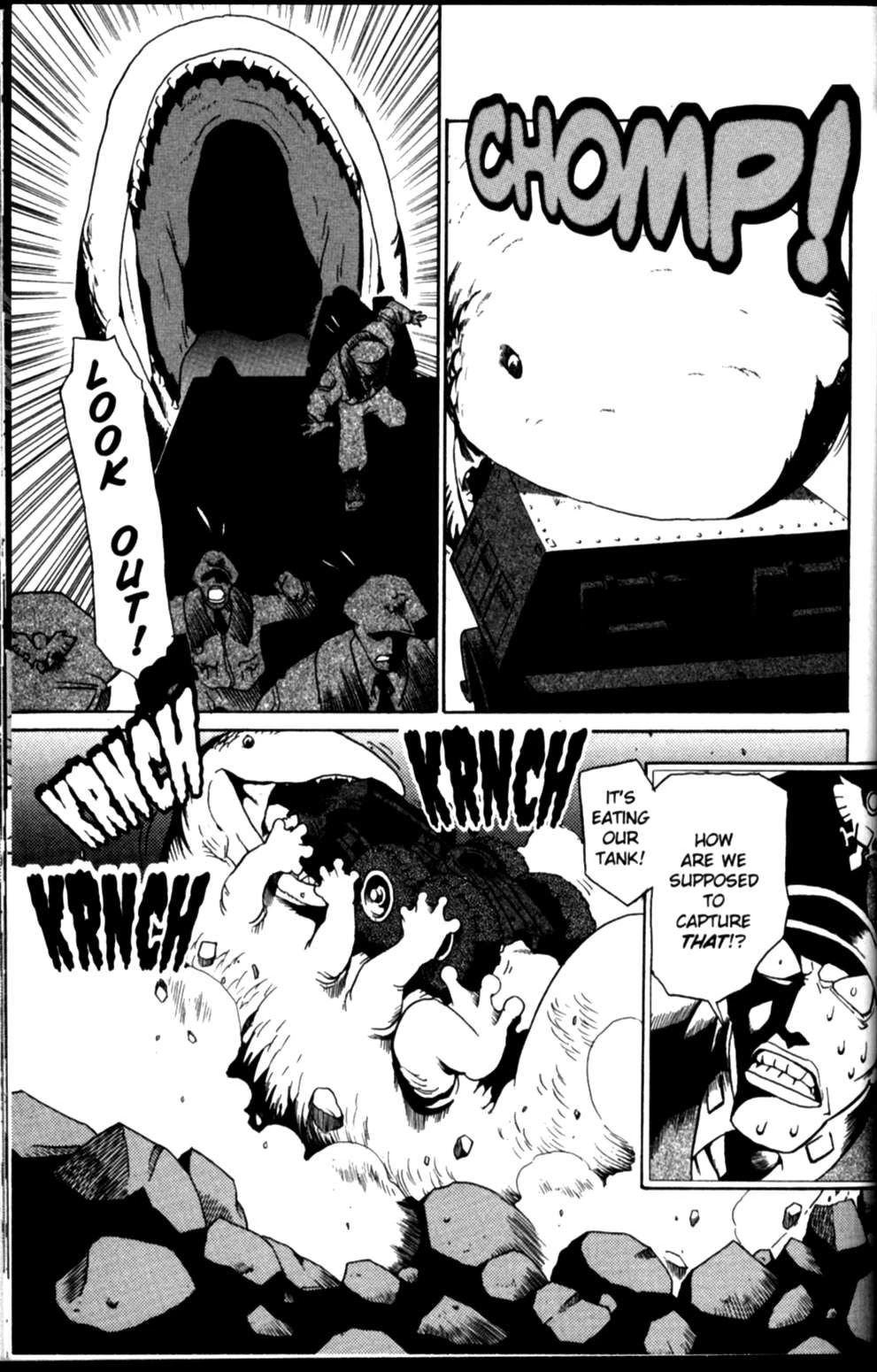 The Big O Chapter 10 page 23 - Chapter 10: Unto us a Beast is Born