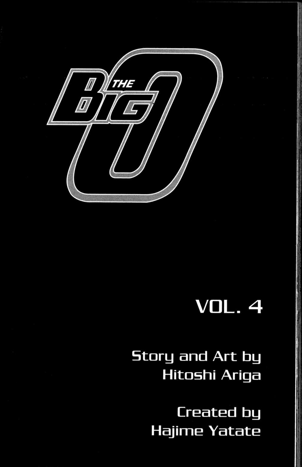 The Big O Chapter 12 page 4 - Chapter 12: To the One I Can't Forget