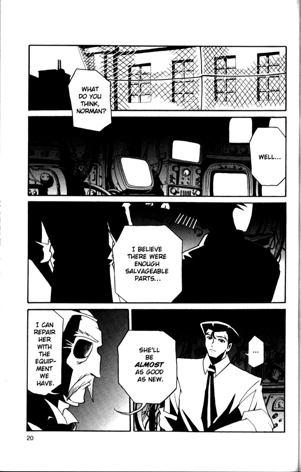 The Big O Chapter 18 page 20 - Chapter 18: Little Robot Lost