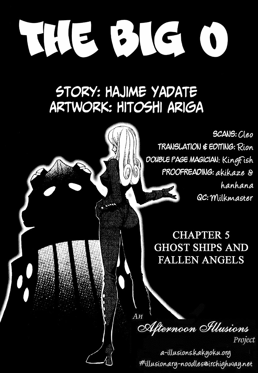 The Big O Chapter 5 page 1 - Chapter 5: Ghost Ships and Fallen Angels