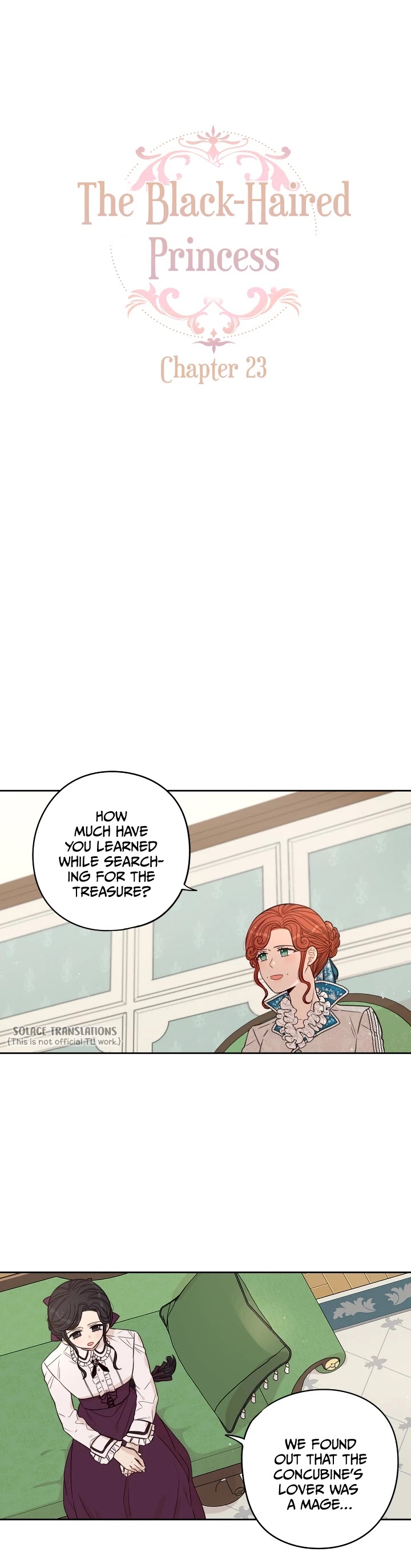 The Black-Haired Princess Chapter 23 page 1 - Chapter 23
