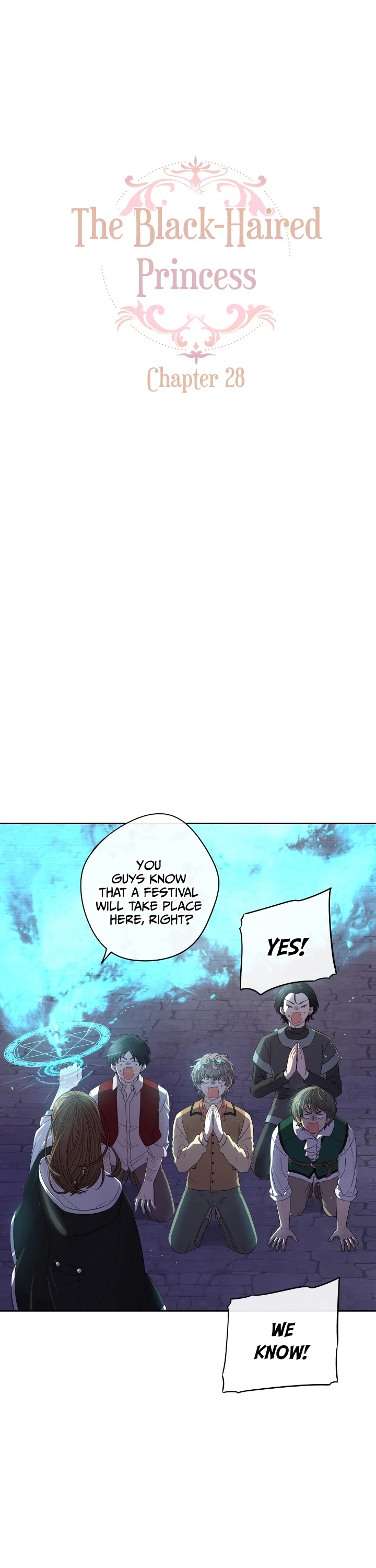 The Black-Haired Princess Chapter 28 page 1 - Chapter 28