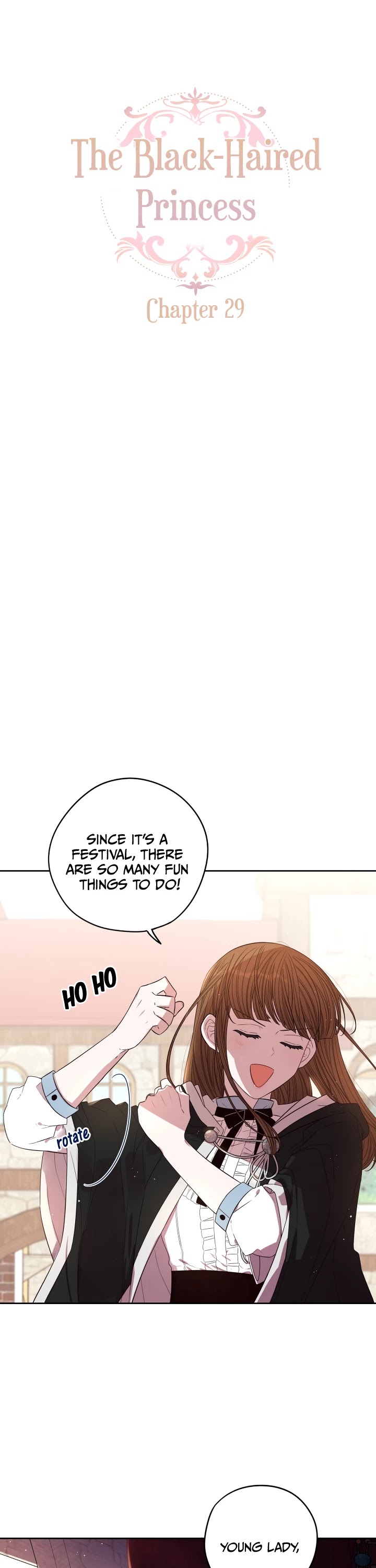 The Black-Haired Princess Chapter 29 page 1 - Chapter 29