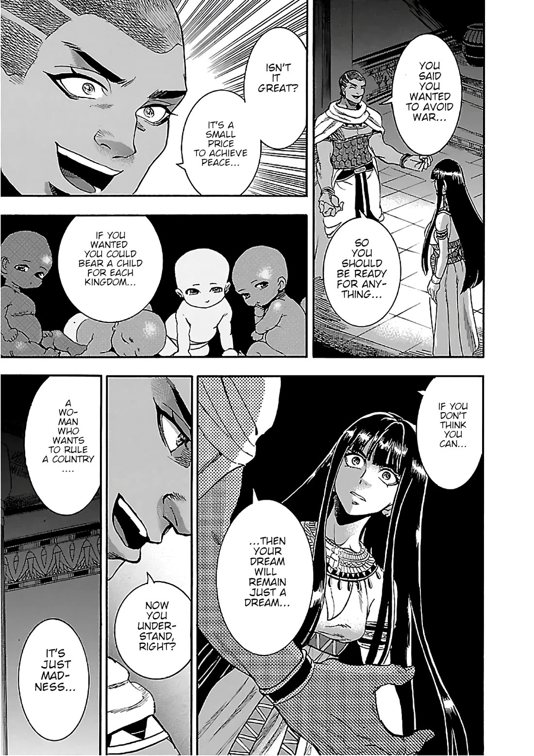 The Blue Eye of Horus Chapter 22 page 13 - Chapter 22: The queen dressed as a man